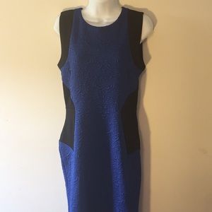 🔥blue and black dress🔥